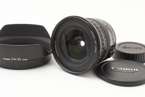 Canon EF 20-35mm f/3.5-4.5 USM Zoom 広角レンズ [現状品・美品] EW-83 レンズフード付き フルサイズ対応