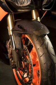 【国内在庫】LighTech ライテック ドライカーボン フロントマッドガード (艶あり) HONDA CBR1000RR 