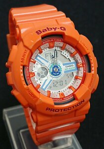 稼働品!!ライト点灯!!CASIO/カシオ Baby-G/ベビージー ベビーG BA-110SN クォーツ 腕時計 ウォッチ USED品＊