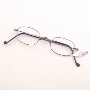 ドイツ 1900年代 ビンテージ 復刻 ウェリントン 一山 サドルブリッジ Municeyewear Mod.118 メガネ アンティークシルバー Lunor A1522