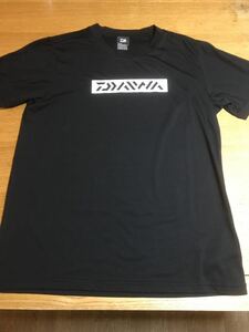 ダイワ Daiwa DE-8621 半袖 ブラック Mサイズ ショートスリーブ ボックスロゴ Tシャツ UVカット 吸汗速乾