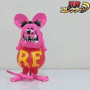 mJ493a [難あり] テツロッド dune ソフビ RAT FINK ラットフィンク Pink Version ピンク | F