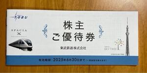 東武鉄道株主優待冊子 東武鉄道 株主優待 割引券 冊子 1冊