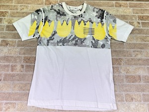 COMME des GARCONS SHIRT / コム デ ギャルソン シャツ コットン100％ 半袖 プリントTシャツ Sサイズ 【1864y2】