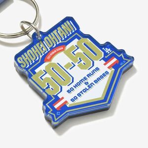 大谷翔平 50/50 キーリング キーホルダー キーストラップ ロゴ KEY RING Shohei Ohtani ワールドシリーズ ロサンゼルス・ドジャース