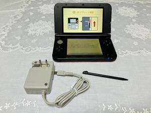 動作品　ニンテンドー　３DSLL　本体　レッドxブラック