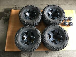 KMC XDロックスター&NITTOマッドグラップラー　38X15.5R20　タイヤ＆ホイール４本セット　JeepラングラーJK/JL　オーバーフェンダーサイズ