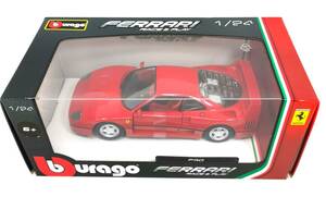 １円～　正規品 ブラーゴ 1/24 フェラーリ F40 レッド　burago　 FERRARI RACE ＆PLAY