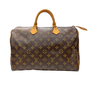 ルイ・ヴィトン LOUIS VUITTON スピーディ35 M41524 ブラウン　ゴールド金具 モノグラム ボストンバッグ ユニセックス 中古