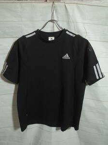 メンズ pk210 adidas アディダス climalite クライマライト 半袖トレーニングシャツ Tシャツ M ブラック 黒