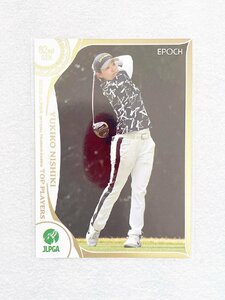 ☆ EPOCH 2022 JLPGA OFFICIAL TRADING CARDS TOP PLAYERS レギュラーカード 74 西木裕紀子 ☆