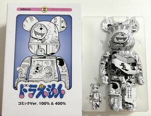 新品同様 MEDICOMTOY BE@RBRICKベアブリック ドラえもん コミックver. 100% & 400% series 48 KAWS BAPE Levi