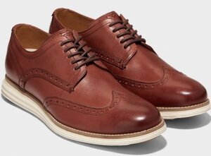 Cole Haan 29cm ビジネス スニーカー ウィングチップ オックスフォード ウッドベリー レザー スリッポン レザー 革 ドライバー XXX263