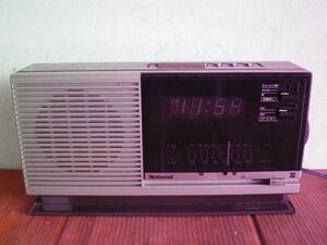 ★ National RC-206 AM/FM 目覚まし　ラジオ　アンティーク