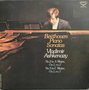 LP盤 ウラディミール・アシュケナージ　Beethoven Pianoソナタ 2&3番 