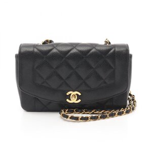 シャネル マトラッセ ダイアナフラップ ブランドオフ CHANEL レザー ショルダーバッグ 中古 レディース