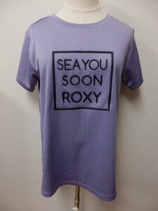 405F09◆ROXY◆Ｔシャツ◆紫◆Ｌサイズ◆ロキシー