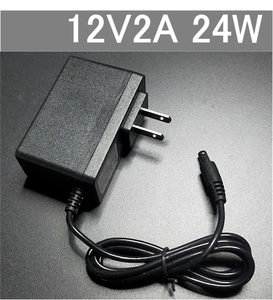 ACアダプター 12V2A プラグサイズ5.5×2.1mm（5.5×2.5ｍｍ兼用）スイッチング電源 AC/DCアダプター 12V1Ａ 12V1.5A 12V1.8A。 ,