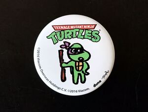 即決★ティーンエイジミュータントニンジャタートルズ　ドナテロ　缶バッジ　NINJA TURTLES 缶バッチ