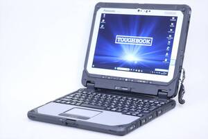 即配 超堅牢 防水防塵 タッチパネル 2in1 タブレット Windows11 TOUGHBOOK CF-20E0385VJ i5-7Y57 RAM4GB SSD128GB 10.1WUXGA