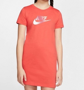 NIKE YTH ガールズ フューチュラ Tシャツ ワンピ ピンク 160 ナイキ ワンピース ロンT スポーツウェア ジュニア キッズ CJ6927-010