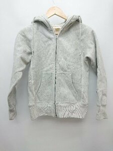 ◇ Champion REVERSE WEAVE WIND STOPPER ジップアップ 裏起毛 長袖 パーカー サイズ XS グレー メンズ レディース P