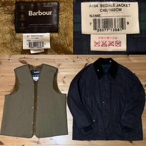 90’s Barbour BEDALE BLACK + A297 LINING C40 バブアー ビデイル ブラック ブラックウォッチ ライナー イギリス製 ヴィンテージ 三井物産