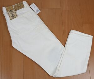 ●定価36300円POLO RALPH LAUREN ポロラルフローレンSULLIVAN SLIMサリバンスリムデニムパンツ(30-30(76cm)(実質80cm),ホワイト)新品