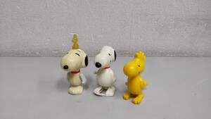 ミニ フィギュア スヌーピー 2個/ウッドストック 1個 まとめ PEANUTS ピーナッツ 