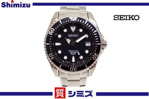 1円【SEIKO】稼働品 セイコー プロスペックス スキューバ ダイバー 自動巻 6R15-01D0/SBDC007 チタン デイト 替えバンド付◆質屋