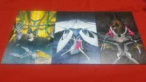 DESIGNS 永野護デザイン展 ファイブスター物語 木製ポストカード 1.2.3巻 3枚セット