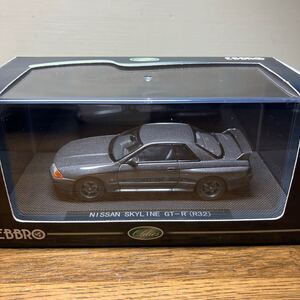 1/43 NISSAN SKYLINE GT-R （R32） GUN GRAY