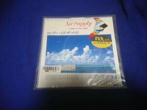 AIR SUPPLY　エア・サプライ　『LONELY IS　NIGHT』　EP