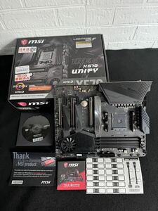 【KH1047】MSI MEG X570 UNIFY マザーボード [AMD AM4] 写真に写っている物が全てになります