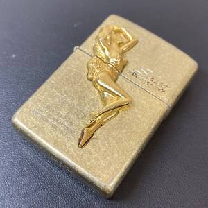 ●【MH-9154】中古品 ZIPPO ジッポライター 1994年 Sexy LIGHT MY HEART ゴールド 石無し 喫煙具 USA製【レタパプラス可】