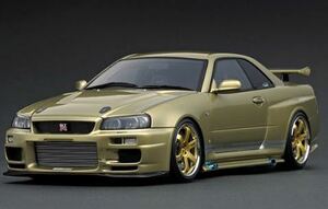 即決値下げ！クーポンあり！イグニッションモデル1/18！日産スカイラインGT-R! R34 GTR！トップシークレット34GT-R！ミレニアムジェイド！