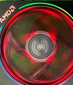 AMD Ryzen 9 用 AMD Ryzen Wraith Prism 純正CPUクーラーLED 動作品保証#LV501084