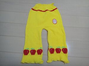 （３）新品　あったか５分丈パンツ（Ｍ～Ｌ）イエロー