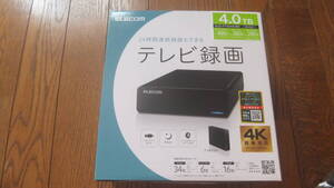 TV向け外付けハードディスク ELD-FTVシリーズ ELD-FTV040UBK 中古