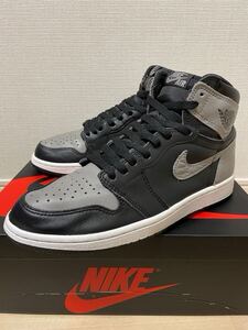 エアジョーダン1 ハイ OG シャドウ 2018 AIRJORDAN1 HIGH OG SHADOW 黒 グレー 26.5cm/エアマックス/SB ダンク ロー/エアフォース