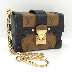 【中古】LOUIS VUITTON エッセンシャル トランク バッグ チャーム モノグラム リバース M68575