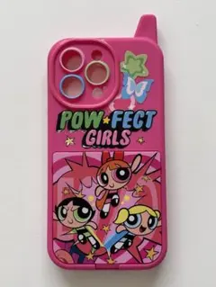 ピンクPower Puff Girls IPhone 15 Pro Maxケース