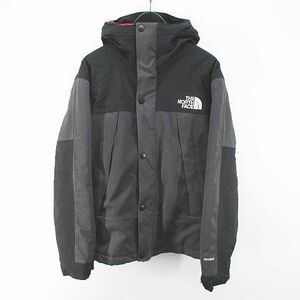 ザノースフェイス THE NORTH FACE NY51406 アウトドアウェア メトロマウンテンパーカー 中綿 ダウンジャケット S 灰系 グレー ロゴ 文字 刺