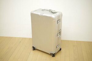 RIMOWA リモワ TOPAS トパーズ オリジナル スーツケース トランク 82L 4～7泊向け 4輪 シルバー 海外旅行 出張 トラベル ビジネス 中古