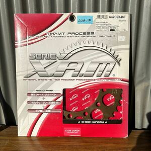 SRV250 ルネッサ　ビラーゴ250 XT400/550/600 テレネ　TT600 XAM製　プレミアムリアスプロケット　新品520-46T(△206.10)