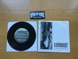 Contempt a call for revolution 7ep new school hardcore nyhc state craft earth crisis ステッカー付き