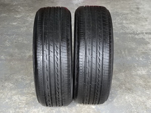 7.5分山 ブリヂストンレグノGR-XⅡ 215/55R17 中古2本HSアベンシスエスティマカムリクラウンアスリートロイヤルマジェスタオデッセイ