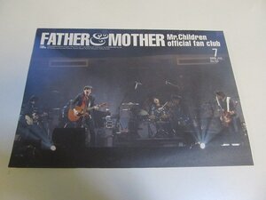 1710mn●Mr.Children ファンクラブ会報 FATHER & MOTHER NO.53/2009.7 桜井和寿/田原健一/中川敬輔/鈴木英哉/ミスチル/ミスターチルドレン