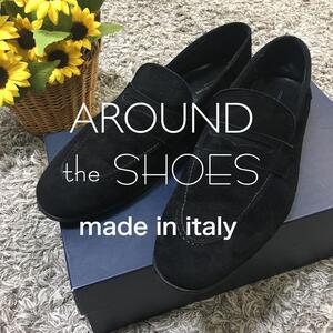 AROUND THE SHOES スウェード 43 黒