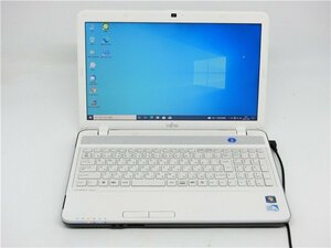 カメラ内蔵/中古/15.6型/ノートPC/Win10/SSD128GB/6GB/PentiumB940/FMV　AH42/D 　新品無線マウス　MS office2021搭載　HDMI